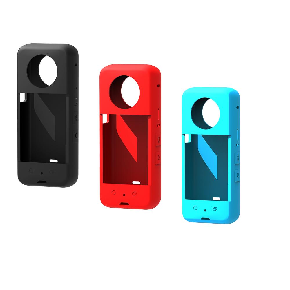 Silicone Protective Shell Anti-scratch Waterproof Body Protective Cover Action Camera Accessories Soft Body Case for Insta360 X3