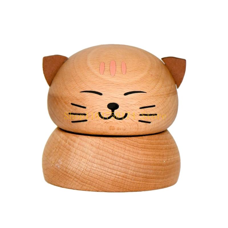 Handmade Animal Mushroom Music Box Christmas Melodies Table Top Decoration Top Sale