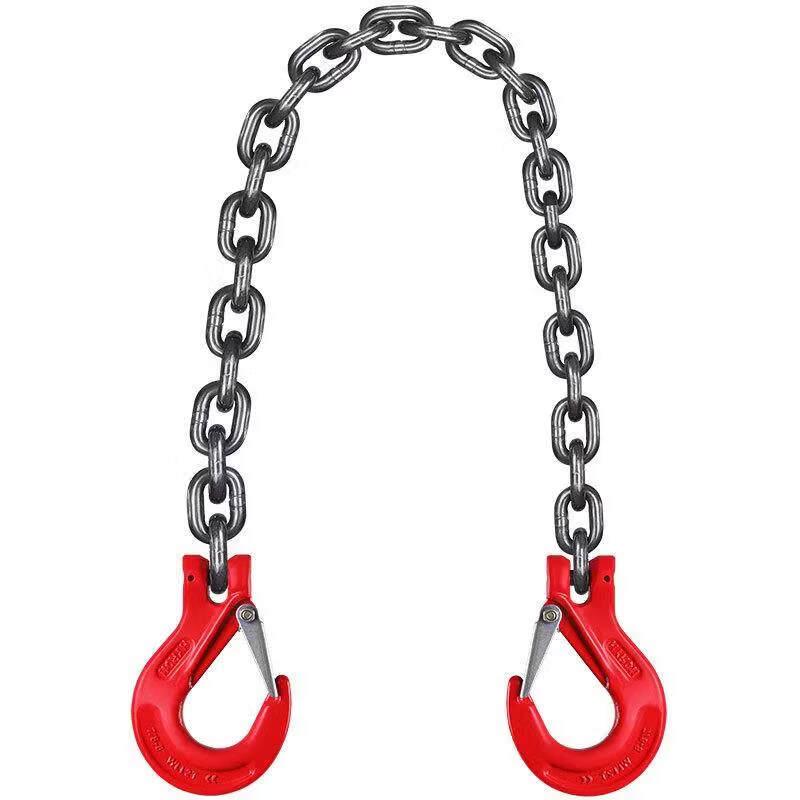 2-Ton 5-Meter Manganese Steel Double Hook Lifting Chain