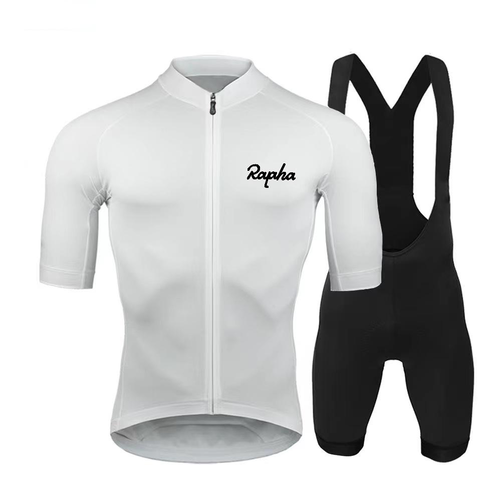 2025 New Summer Men's Short Sleeve Cycling Shorts Suspenders Set New Arrival Cycling Jersey Shirt Outdoor Cycling Clothing