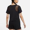 Nike Quick-Drying Breathable Casual Sports Round Neck Short Sleeve T-Shirt Women Tops Black DJ6572-010