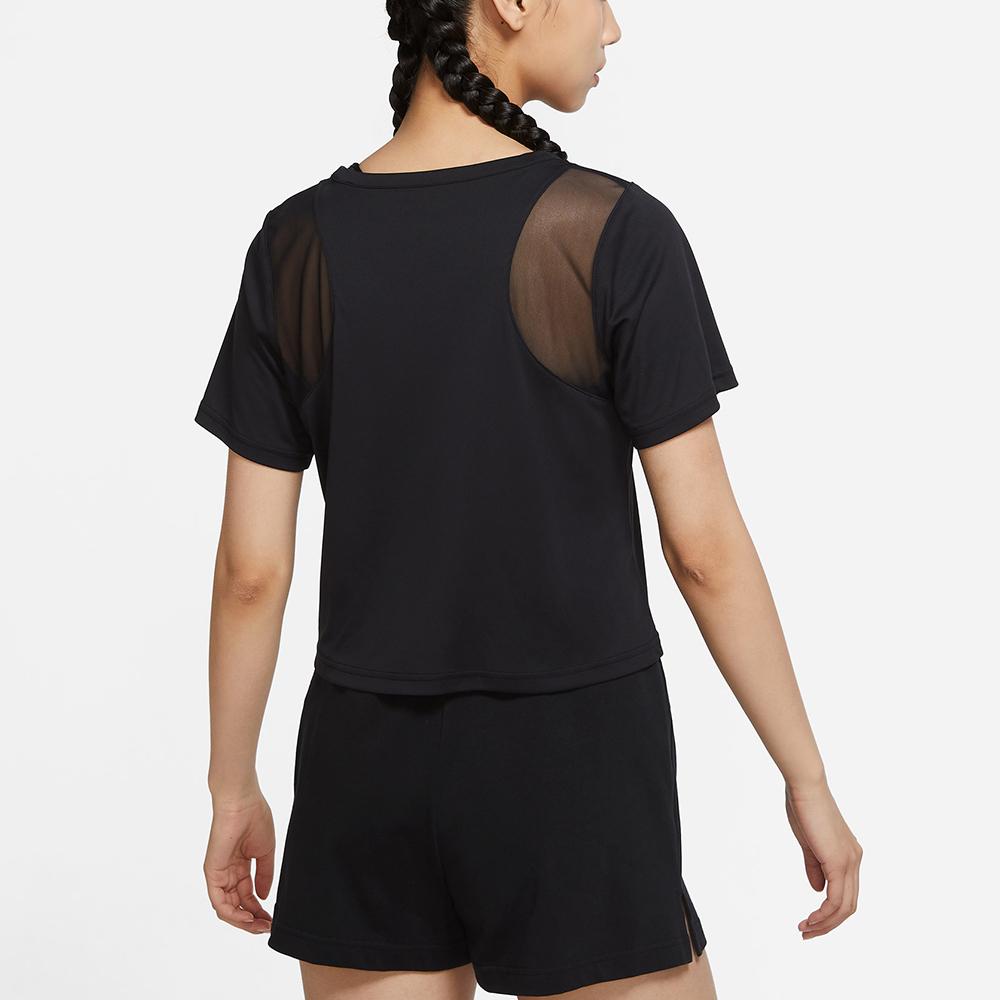 Nike Quick-Drying Breathable Casual Sports Round Neck Short Sleeve T-Shirt Women Tops Black DJ6572-010