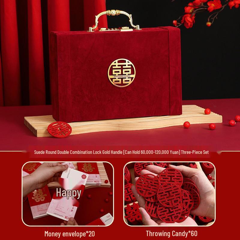 High-End Engagement Cash Gift Box with Combo Lock
