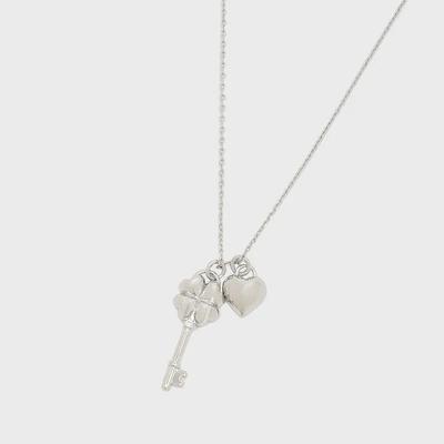 [Reorder] Women's Clover Key Neck LISSE Silver