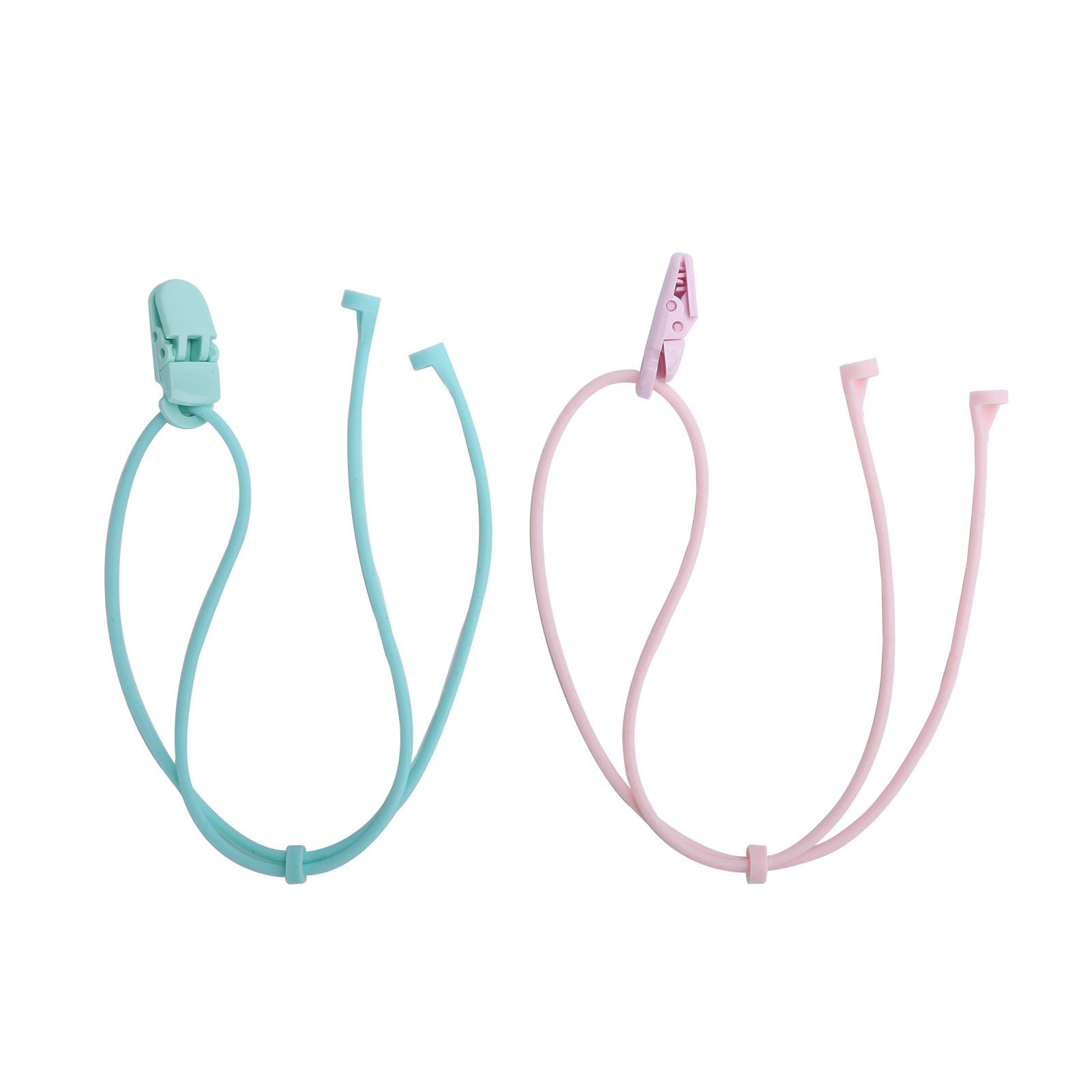 

BTE Hearing Aids Clip Lanyard AntiLoss Silicone Elastic Protection Rope for Children