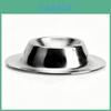 Stainless Steel Circular Egg Stand And Condiment Dish For Adults