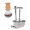 2 in 1 Stainless Steel Shaving Holder for Shaving Razor Brush & Shaving Soap Bowl Men s Shaving Kit Male Shaving Tool