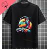Funny Gamer Capybara Graphic Tshirt Cool Black Casual Tee With Fashion Glasses  Video Game Controller Design For All Seasons