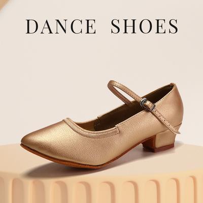 Modern Dance Shoes Women Waltz Dancing Shoes Heeled 3.5CM Latin Ballroom Shoes