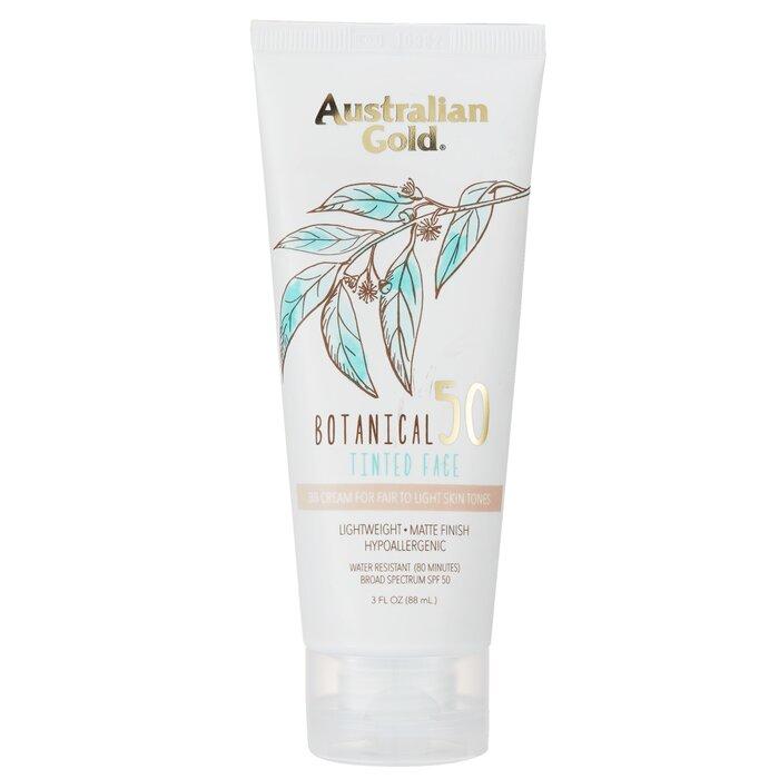 Australian Gold Botanical Sunscreen SPF 50 Tinted Face BB Cream - Fair to Light