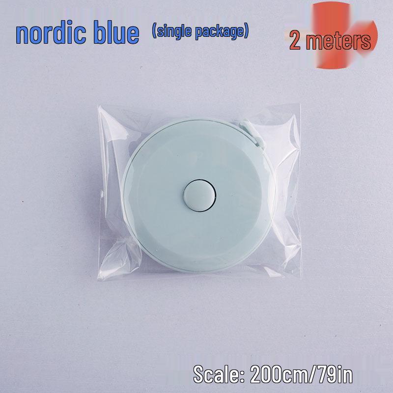 Portable 2m & 1.5m Dressmaker's Tape Measure for Bust, Waist, and Hips - Soft, Boxed, Mini Ruler