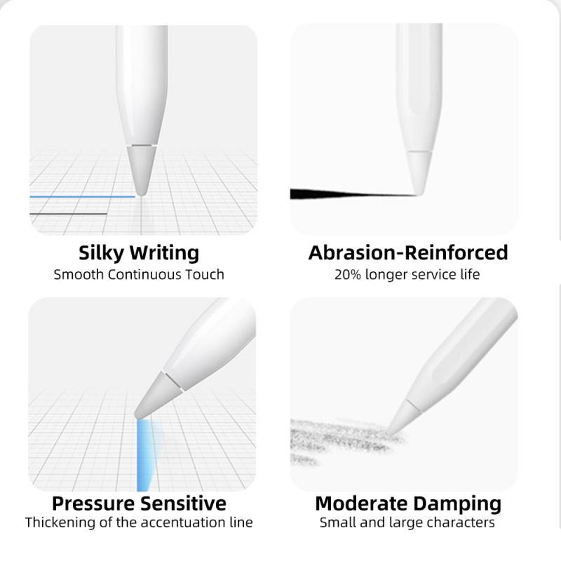 HdoorLink Pencil Tips for Apple Pencil 1st / 2nd Generation iPencil Nibs Compatible With iPad Pro Apple Pencil 1/2 Spare Nib