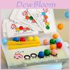 Wooden Bead Stringing Toy For Kid Fine Motor Skills And Parent Child Play