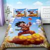 Kids Goku Duvet Cover Dragon Ball Bedding Set Soft And Comfortable For Bedroom Home Decor Queen King Size Boys Gifts