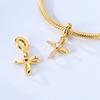 Charms Original Copper Gold Ballet Shoes Bow Angel Heart Cross Charm Bead Fit Bracelet Bangle Pendant Woman Jewelry