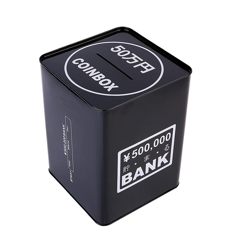 Creative Big Piggy Bank Metal Gold Large Money Boxes for Money Adults Children's Saving Period Bank Coin Money Organizer Gift