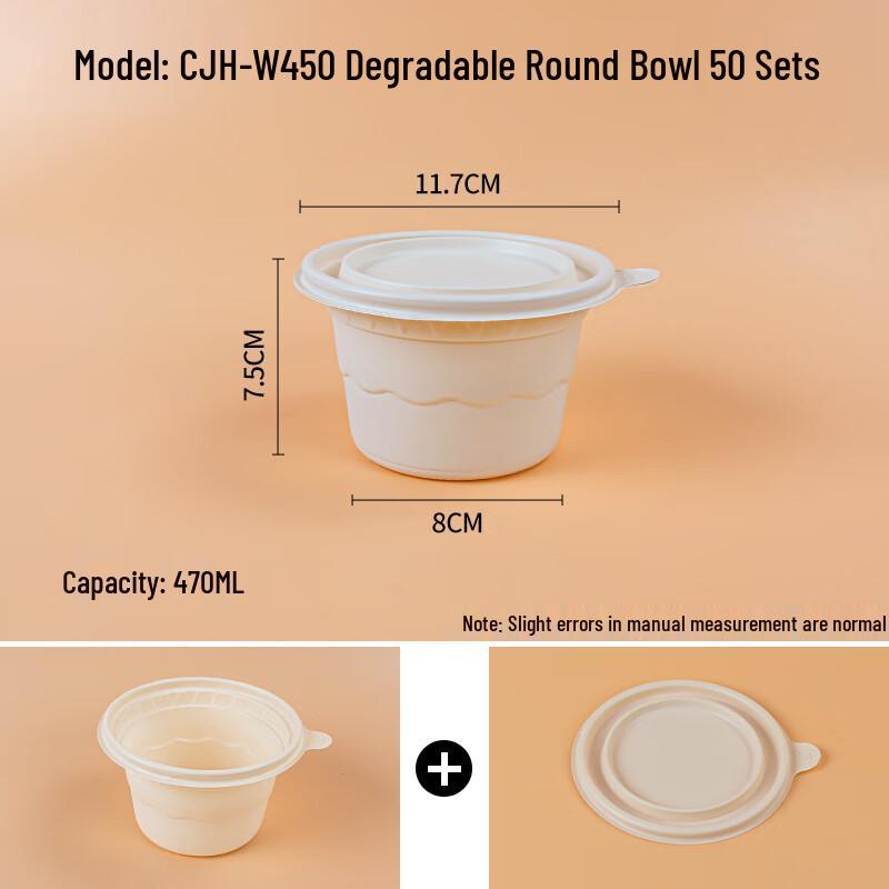 

Eco-Friendly Disposable Corn Starch Food Containers