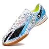 Ic Football Shoes Indoor Futsal Flat-Bottomed Beef Tendon Sole Non-Slip Leather Foot Men'S And Women'S Children'S Game Training Shoes