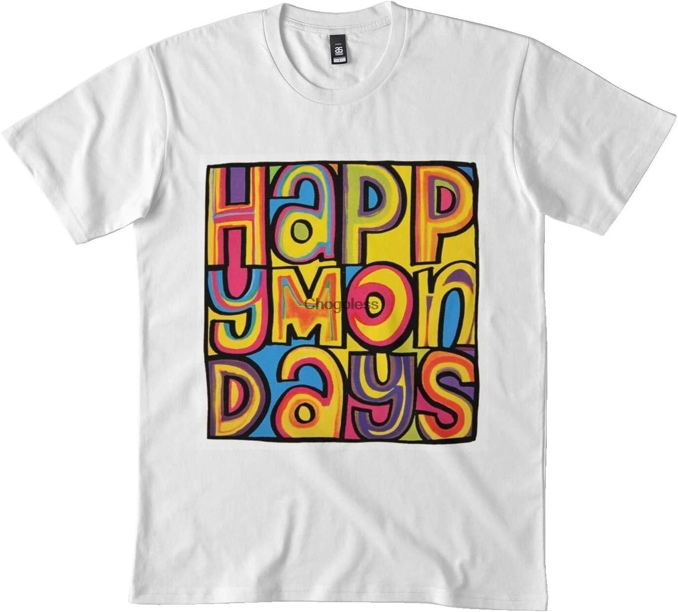 Fashion Casual T Shirt Happy Mondays t Shirt for Men DMN XS белый