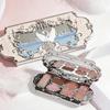 Die K'APEINE 6-Farben-Lidschattenpalette enthält matte und schimmernde pink-braune Nuancen, hochpigmentiert, wasserfest und langanhaltend, ideal für Party-Make-up.