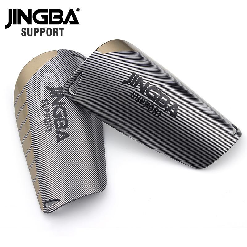 

JINGBA Football Shin Guards for Adults & Children - Shock Absorbing Protective Gear for Outdoor Sports Black M