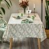 Dining Room  Rectangular Table Cover Cloth Non-Slip Home Table Mat American Tablecloth Waterproof Oil Proof Printed Tablecloth
