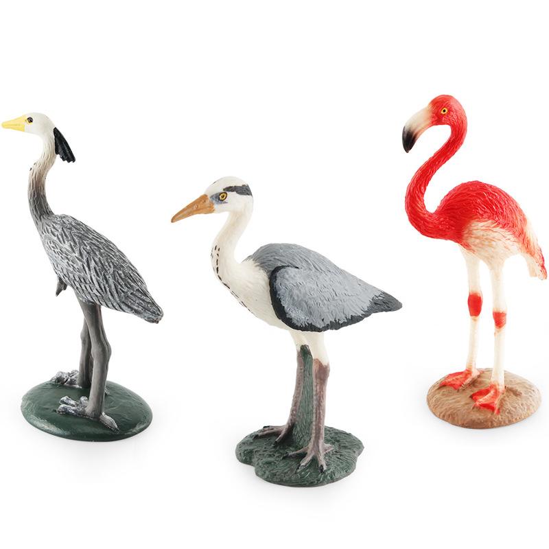 Puzzle Cognitiv Simulare Flamingo Eron Cocor De Masă Pasăre Model Pasăre Ornament Static Jucărie