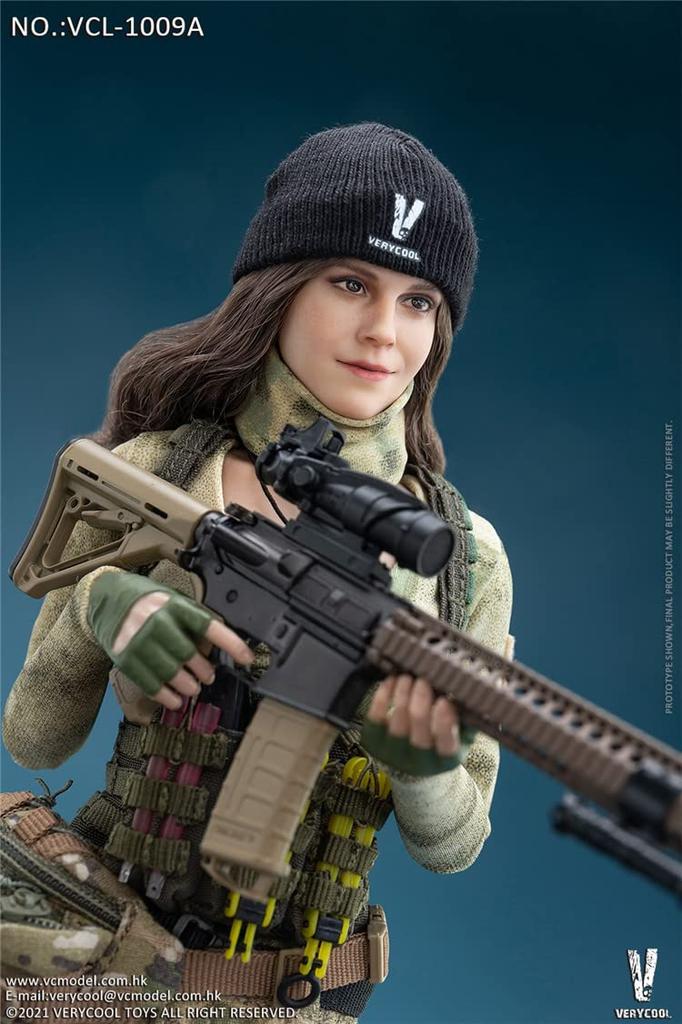 [TOYBARJAPAN] VERYCOOL VCL-1009A Junior Bishoujo Western Beauty Female Head for 1/6 Scale Action Figures (Body and Outfit Not Included)
