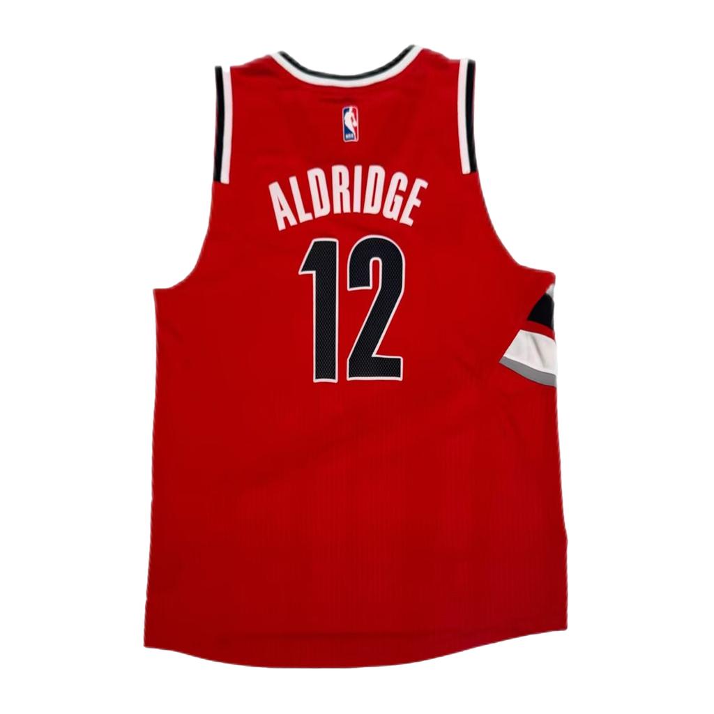 Adidas NBA Aldridge Trail Blazers 12 V-Neck Sleeveless Basketball Jersey Unisex jersey 7470A-3TB-K9850