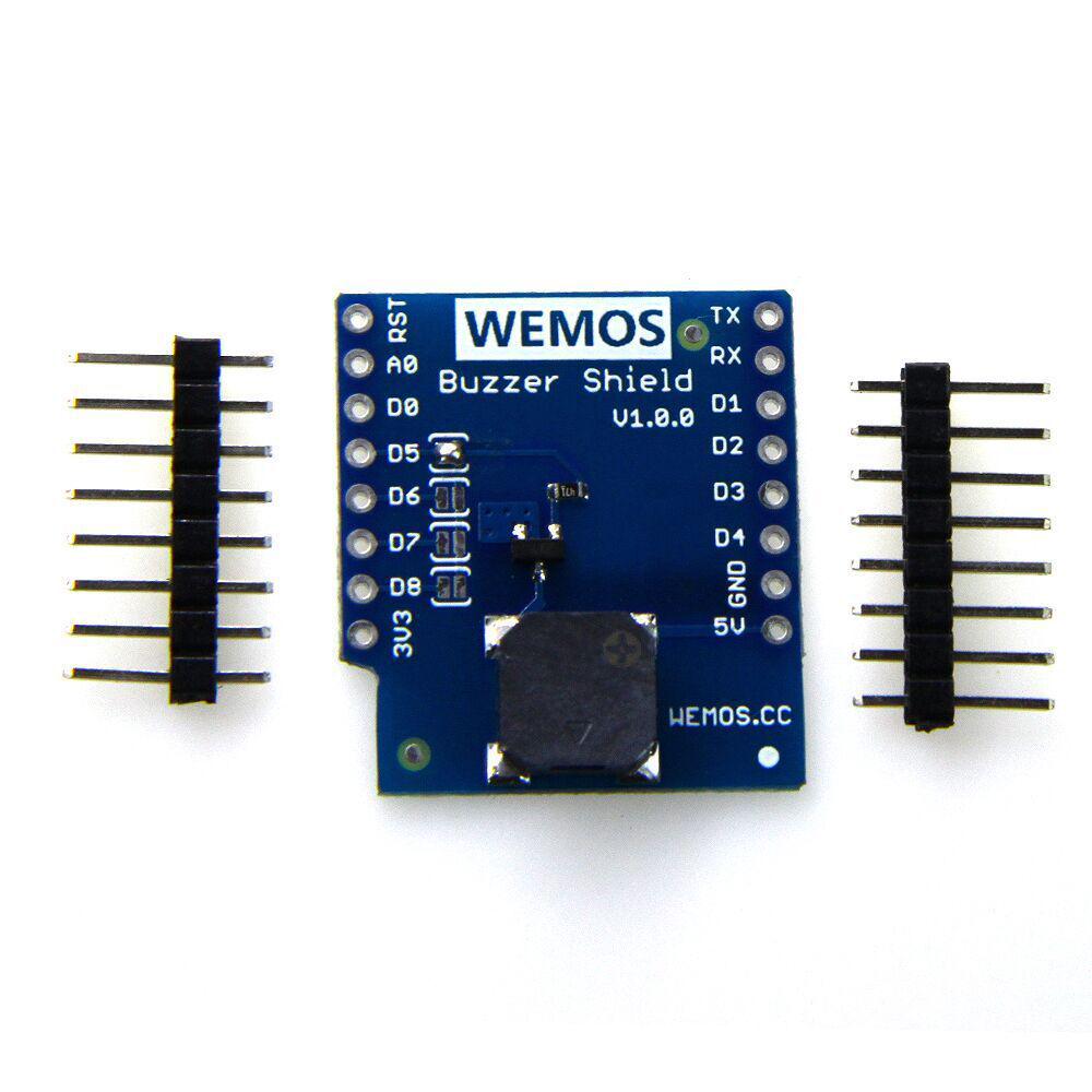 

V1.0.0 Buzzer Shield for WEMOS D1 Mini