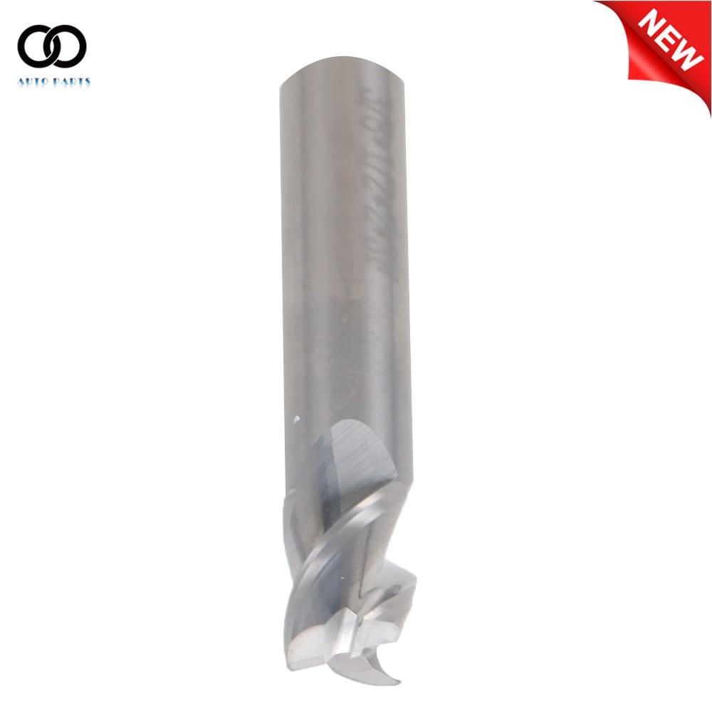 3/8" 3 Flute Carbide End Mill 2" Ooverall Length 45 Degree Helix End Mill