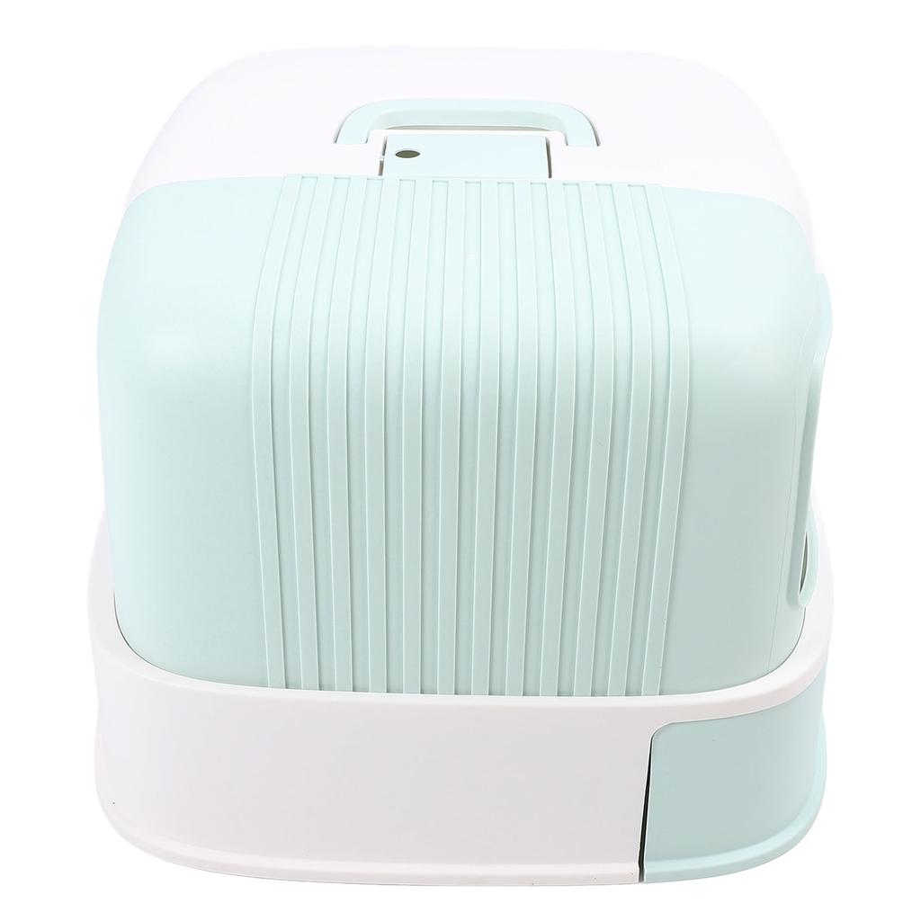 Cat Litter Box Anti Splashing Odor Resistant Stylish Look Enclosed Kitty Litter Box Cat Toilet for
