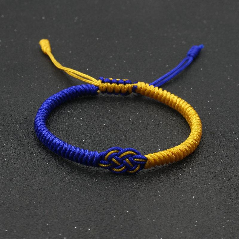 

Noter New Handmade Braided Ukrainian Bracelet Men Women Adjustable Lucky Red Thread Chinese Knot Braclet Valentine Day Braslet Adjustable