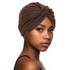 Europe United States Popular Forehead Cross Twist Cap High Elastic Turban Care Cap Wrap Hat Polyester Four Seasons Factory