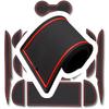 COLORBIRD Prius 50 Series Rubber Non-Slip Mat, Accessory, Vehicle-Specific Design, Parts, Toyota (Red)