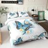 Kids Children Crib Duvet Cover Pillowcase Galaxy Butterfly Bedding Set for Baby Girls Princess King Queen Polyester Quilt Cover
