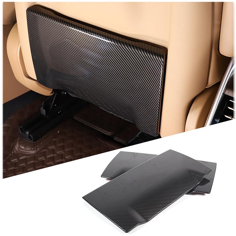 For Land Rover Range Rover Vogue Sport 2026 ABS Carbon Fiber Style Seat Back Kick Panel Covers Car Interior Accessories