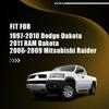 White LED License Plate Tag Light Lamp Clear Len For 2006-2009 Mitsubishi Raider
