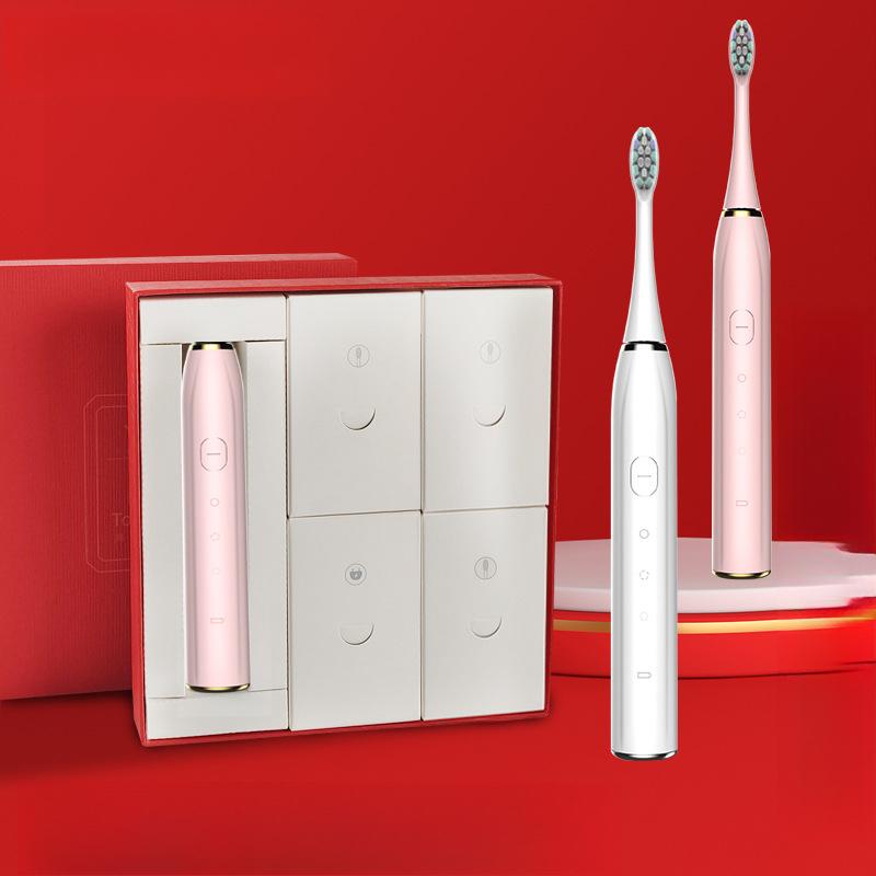 

Беспроводная перезаряжаемая электрическая зубная щетка для взрослых ультразвуковая автоматическая зубная щетка с мягкой щетиной