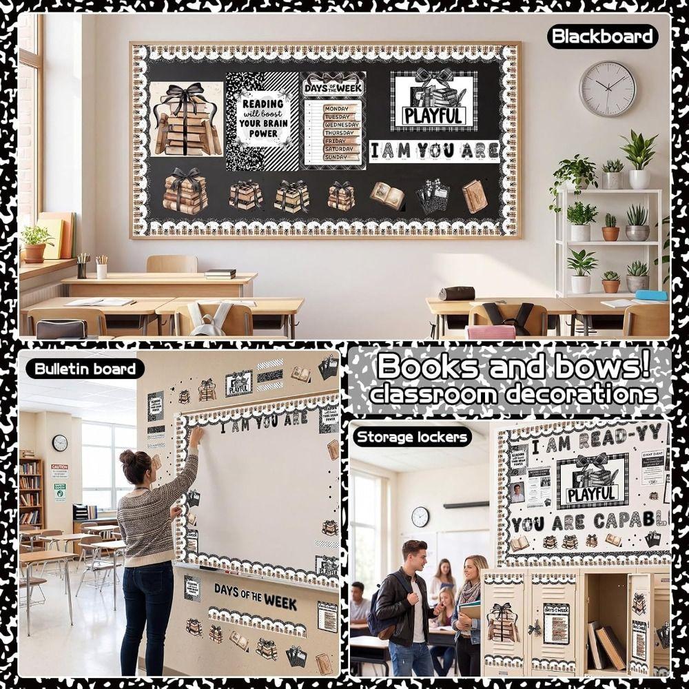 10m Bulletin Board Border Self Adhesive Wall Decoration Stickers  Bulletin Board Displays