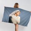Singer Rosalia Motomami Microfiber Blanket Quick Drying Beach Towels Oversized Printing Super Absorbent Pool Towel Blanket