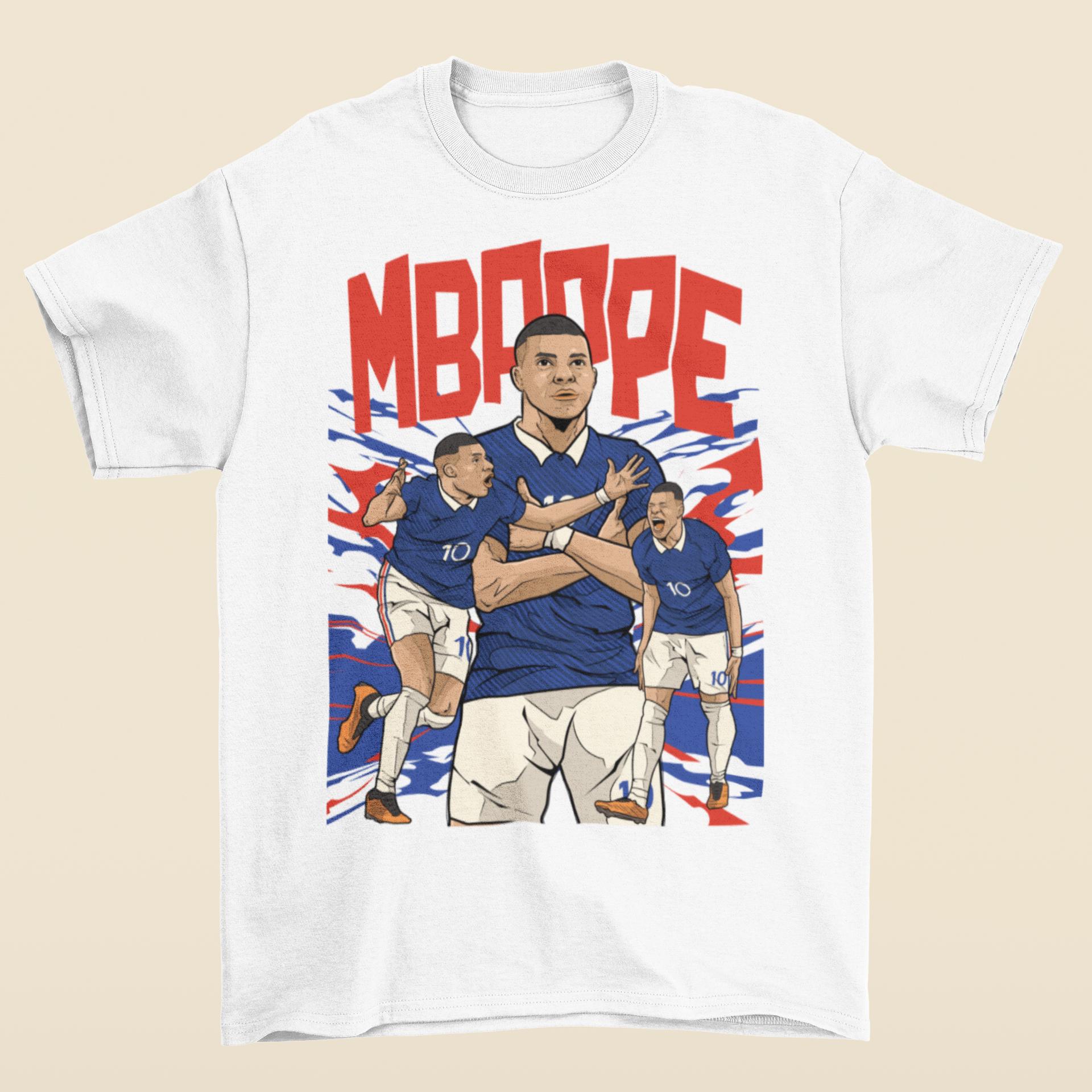Kylian Mbappe Cartoon 2026 New Tshirt S