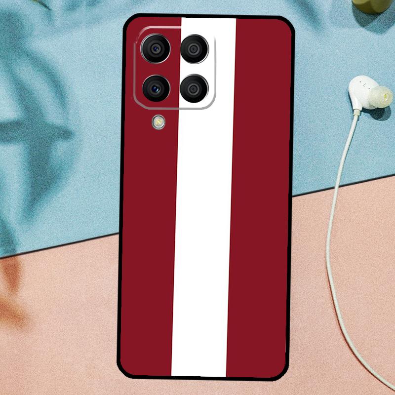 Latvia Flag For Samsung Galaxy M33 M35 M55 M15 M12 M13 M14 M34 M54 M53 M21 M31 M11 M32 M52 M06 M16 Case