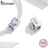 BAMOER 925 Silver Travelling Charms Fit for Silver Snake Bracelet Bangle Balloon Pendant Dainty Camera Beads Jewelry