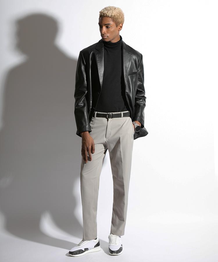 Seuteulaikeu Elegant Classic Trousers (Beige)