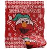 Sesame Street Silky Christmas Sweater Elmo Supersoft Blanket