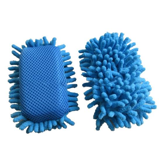 2Pcs Microfiber Shag Cleaning Tool Sponge Whiteboard Eraser for Office