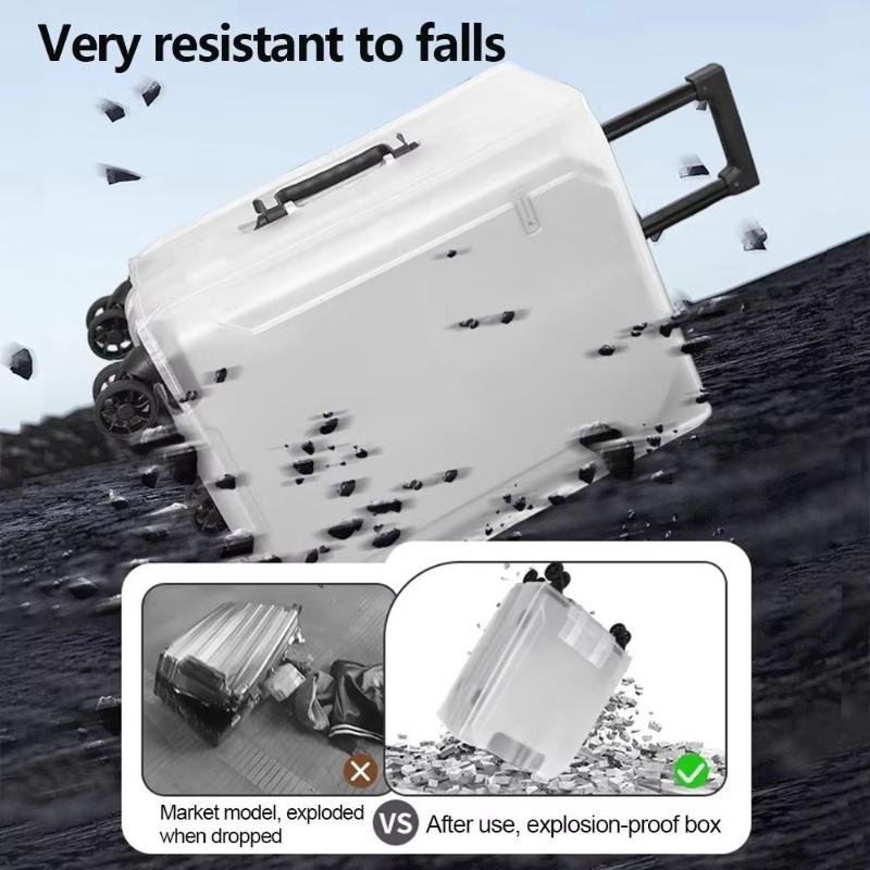 New High Quality Portable Frosted Luggage Protector Cover Waterproof Dustproof Luggage Cover Durable Suitcase Cover Protector