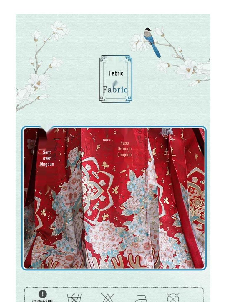2025 Spring & Autumn Girls' Hanfu Skirt Set: Chinese Tang Style