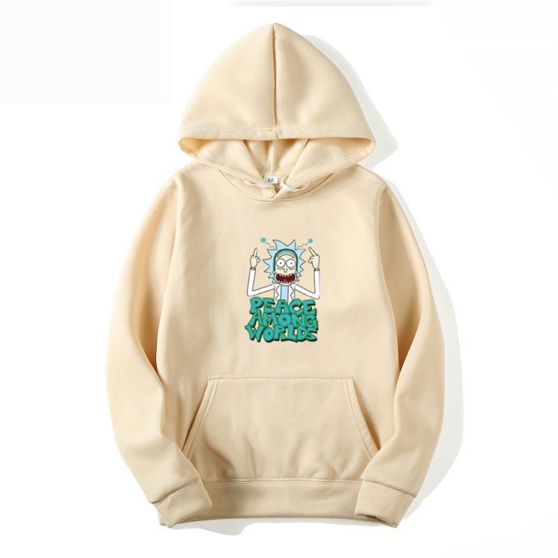 Unisex Japanese Anime Hoodie - Rick and Morty Trendy European Size Sweatshirt